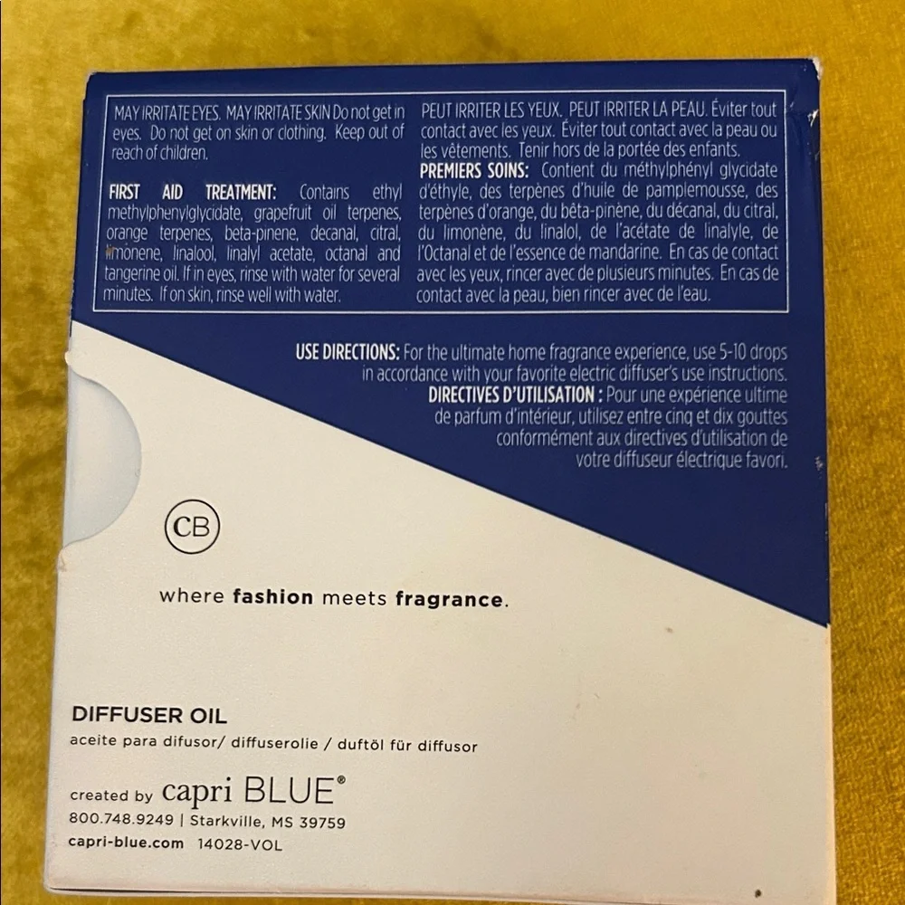 capri BLUE Volcano Diffuser Oil — Blue - Picture 6 of 8